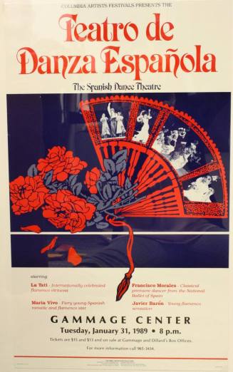 Poster- Teatro De Danza Espanola- Arizona State University