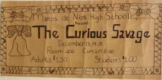 Poster- Theater- "The Curious Savage"