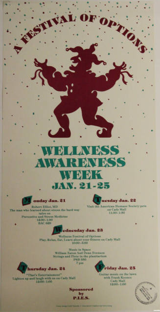 Poster- Wellness Awareness Week, Arizona State University