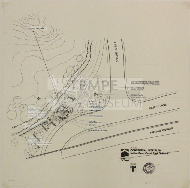 Map - Indian Bend Canal - East Trailhead