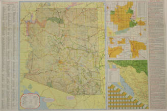 Map- Arizona State Map, 1965