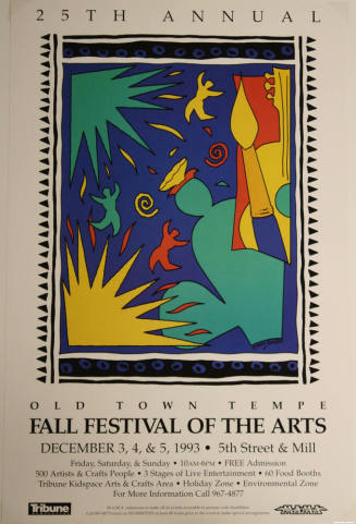 Poster - Fall Festival of the Arts - 1993