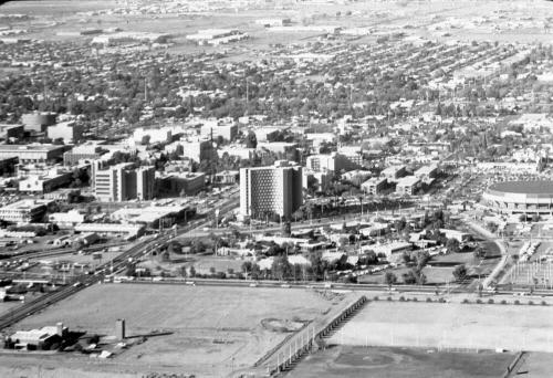 Aerial View of the City of Tempe, ASU