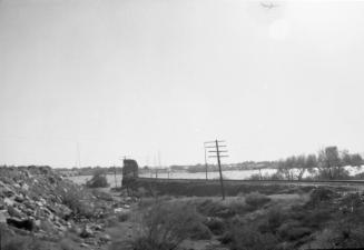 Southern Pacific railroad bridge from the north