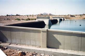 Tempe Town Lake 1999 with Dam at West End