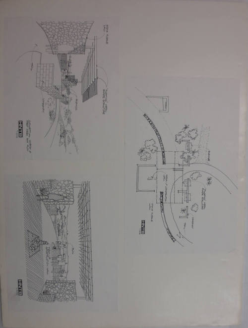 Rio Salado Conceptual Drawins for the Rest Area for Ruins