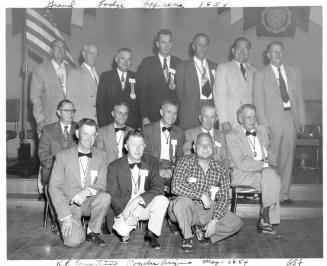 Officers at a Knights of Pythias Convention in Nogales, 1954