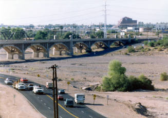 Rio Salado Parkway, Mill Avenue Bridge, and the Salt River