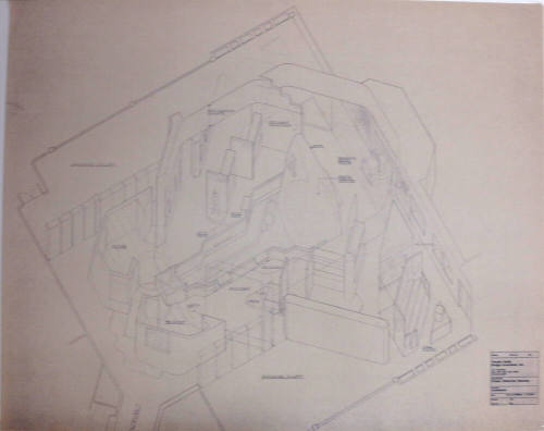 Axonometric Drawing of Tempe Historical Museum