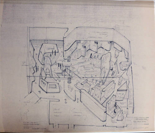 Blueprint - Floor Plan for Tempe Historical Museum