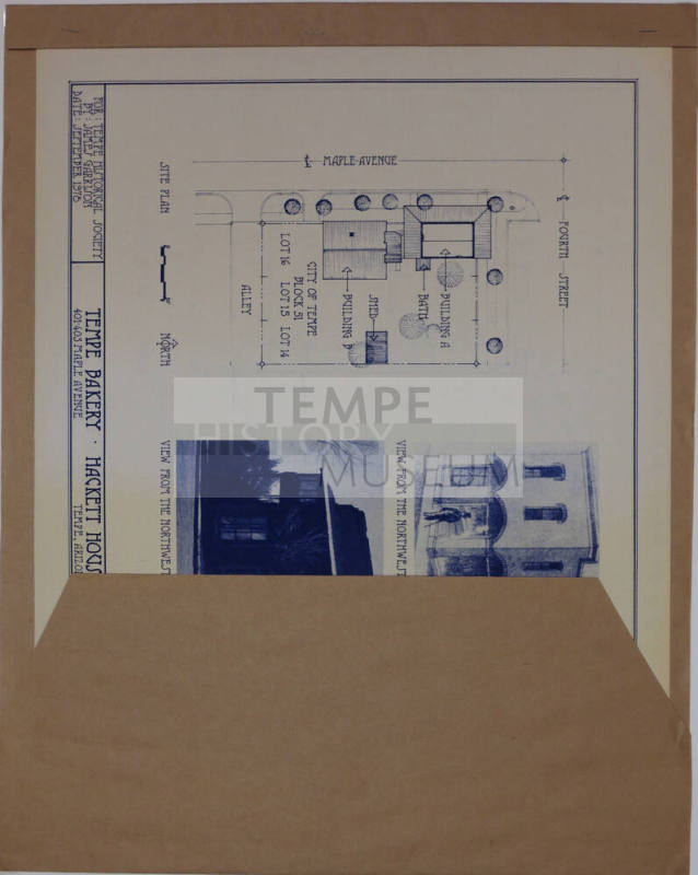 Blueprint - Tempe Bakery/Hackett House