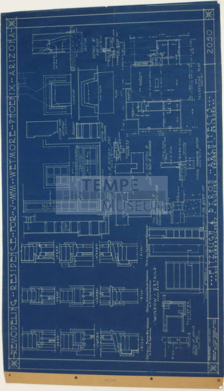 Blueprints-Remodeling of J. Wetmore Home