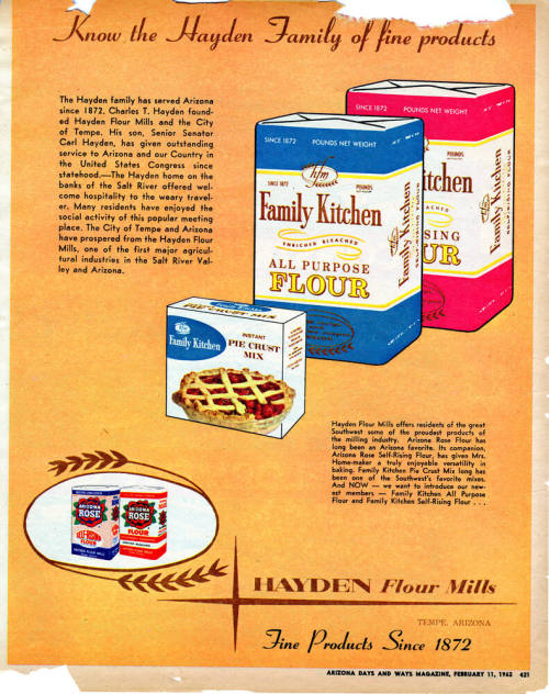 Hayden flour Advertisement