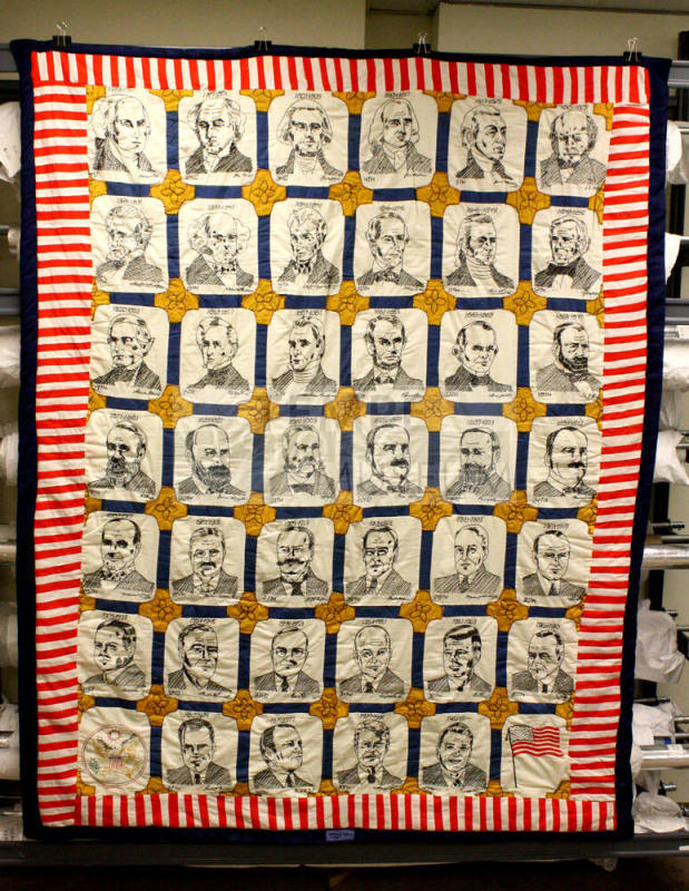 Quilt, Pieced, "Presidential"