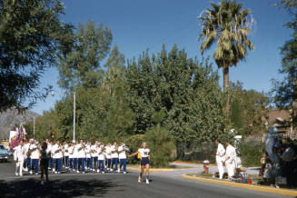 Marching Band in Arizona State University Homecoming Parade 1955