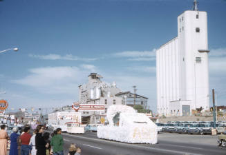 Float in Arizona State University Homecoming Parade 1958