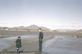 Ruth and David Phillips by Salt River Near 40th Street