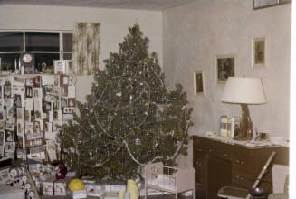Phillips Family Christmas Tree 1957