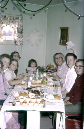 Phillips Christmas Dinner with John Utz and The Rush's 1955