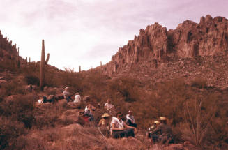 Arizona State University Group in Peralta Canyon