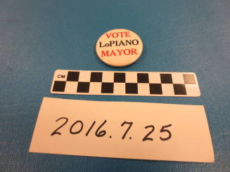 Lo Piano for Mayor Button