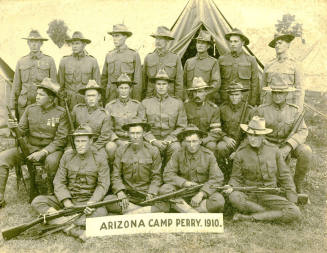 Arizona National Guard marksmen at Camp Perry, Ohio in 1910
