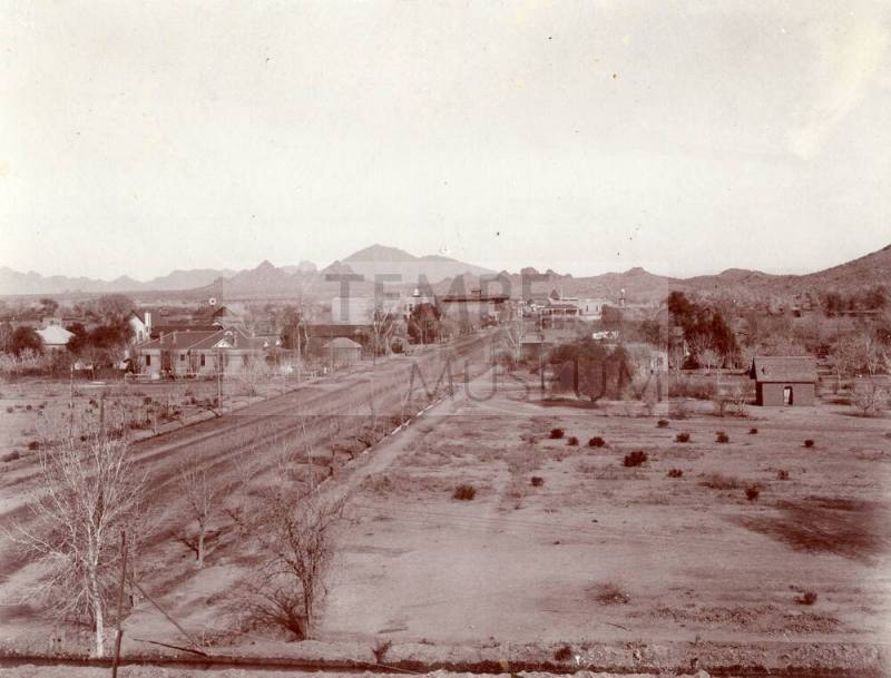 Mill Avenue Looking North 1899