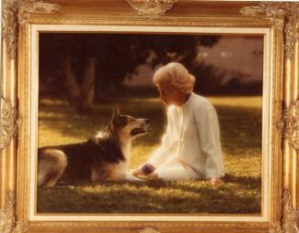 Olivia Birchett and Dog