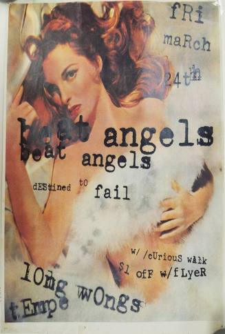 Beat Angels Poster for Concert at Long Wongs in Tempe