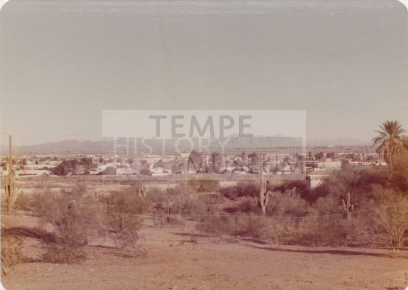 Superstition Mountains from Curry Road, 1976