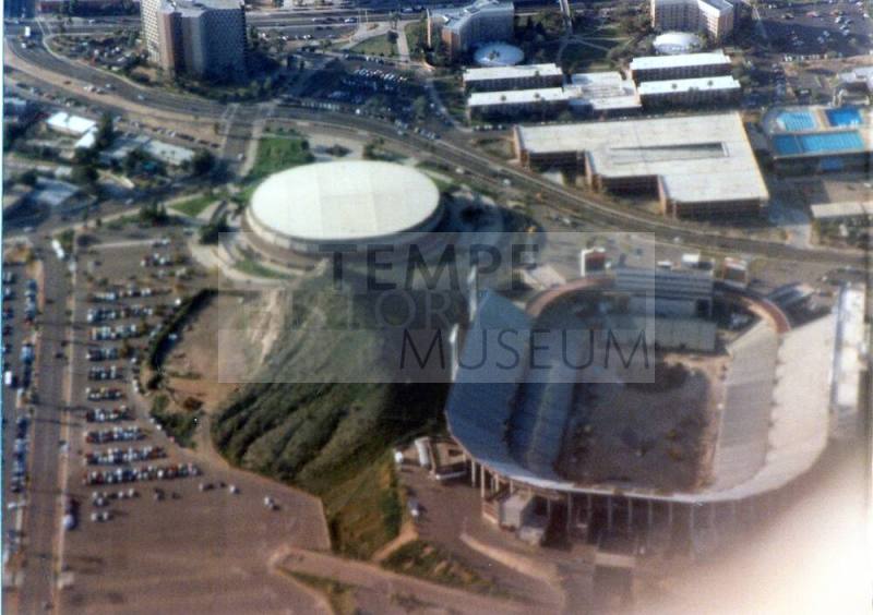 Aerial View of ASU Stadium, 1992