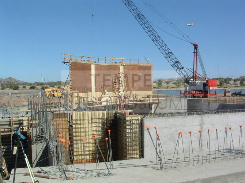 Tempe Center for the Arts construction photograph-Theater Construction