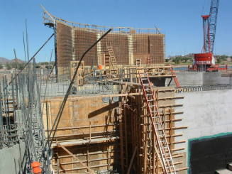Tempe Center for the Arts construction photograph-Theater Construction