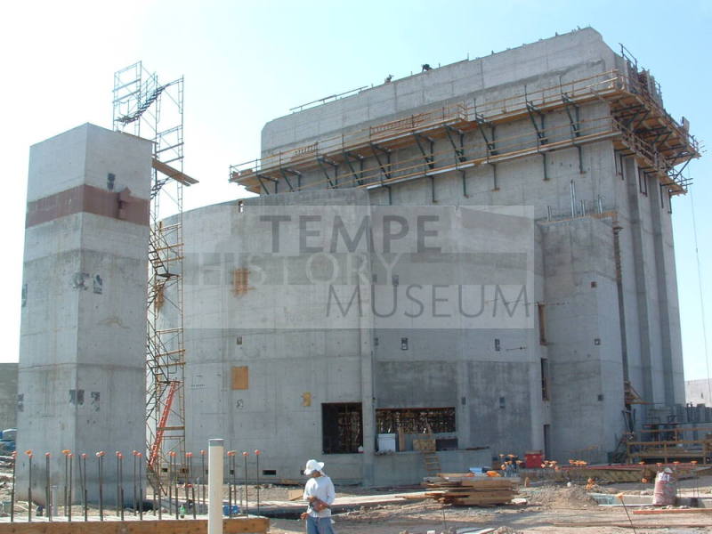 Tempe Center for the Arts construction photograph-Building Progress