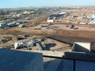 Tempe Center for the Arts construction photograph-View of Construction Site