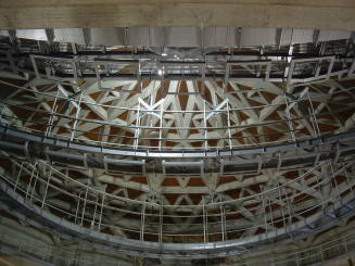 Tempe Center for the Arts construction photograph-Interior of Dome