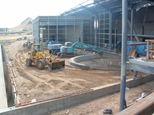 Tempe Center for the Arts construction photograph-Reflecting Pool Construction