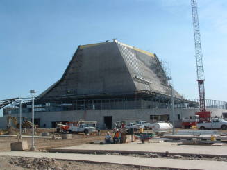 Tempe Center for the Arts construction photograph-Outside View of Construction