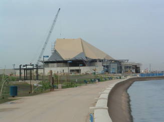 Tempe Center for the Arts construction photograph-View of Building Looking West