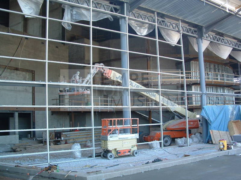 Tempe Center for the Arts construction photograph-Lobby Construction