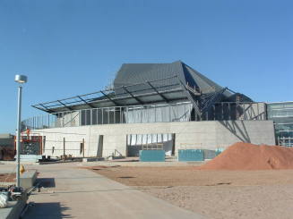 Tempe Center for the Arts construction photograph-West Facing View