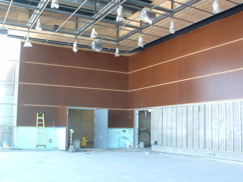 Tempe Center for the Arts construction photograph-Construction in Lakeside Room