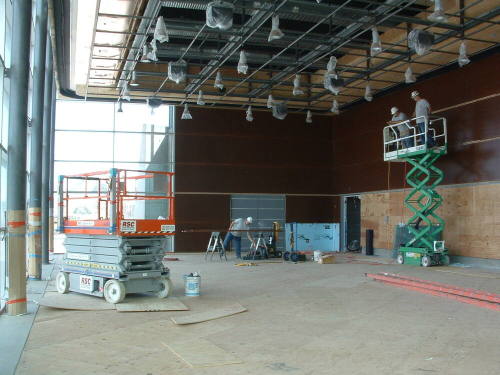 Tempe Center for the Arts construction photograph-Lakeside Room