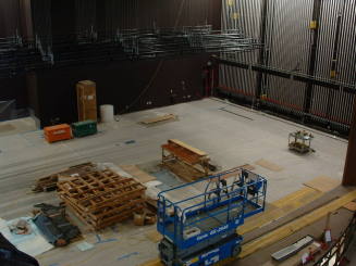 Tempe Center for the Arts construction photograph-Theater Stage