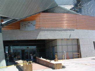 Tempe Center for the Arts construction photograph-Front Entrance