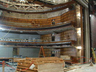 Tempe Center for the Arts construction photograph-Theater
