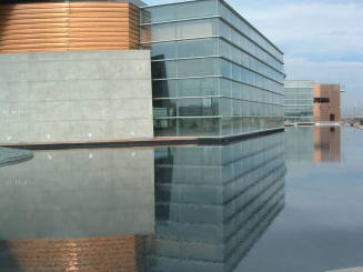 Tempe Center for the Arts construction photograph-Reflecting Pool