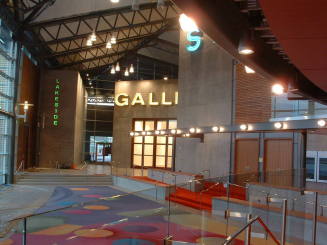 Tempe Center for the Arts construction photograph- Completed Lobby