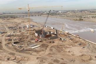 Tempe Center for the Arts construction photograph- Aerial View 2005