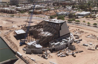 Tempe Center for the Arts construction photograph- Aerial View